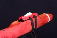 Pink Ivory Native American Flute, Minor, Mid G-4, #H31K